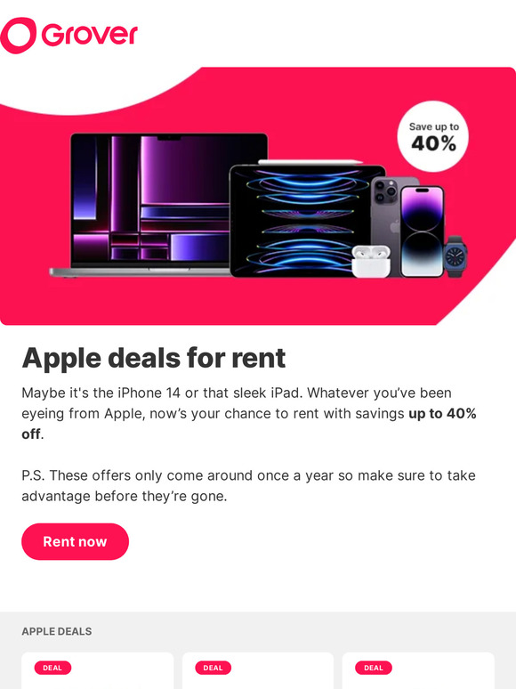 Did someone say, save on Apple devices?