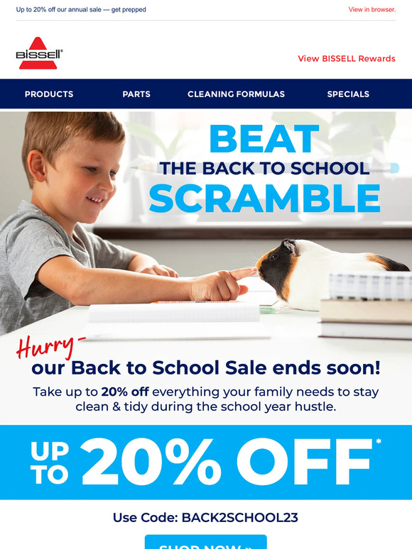Last chance for Back to School deals!