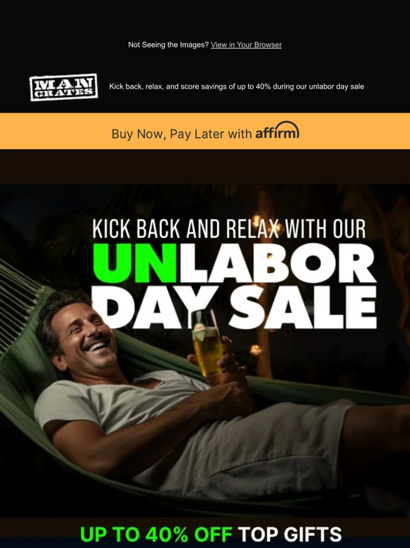 Man Crates Email Newsletters Shop Sales, Discounts, and Coupon Codes