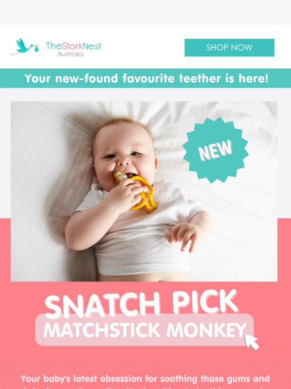 New to the NEST ALERT: Matchstick Monkey