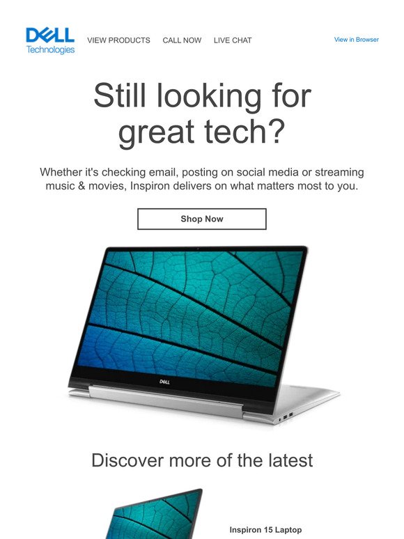 Still searching for the right Inspiron Laptop?
