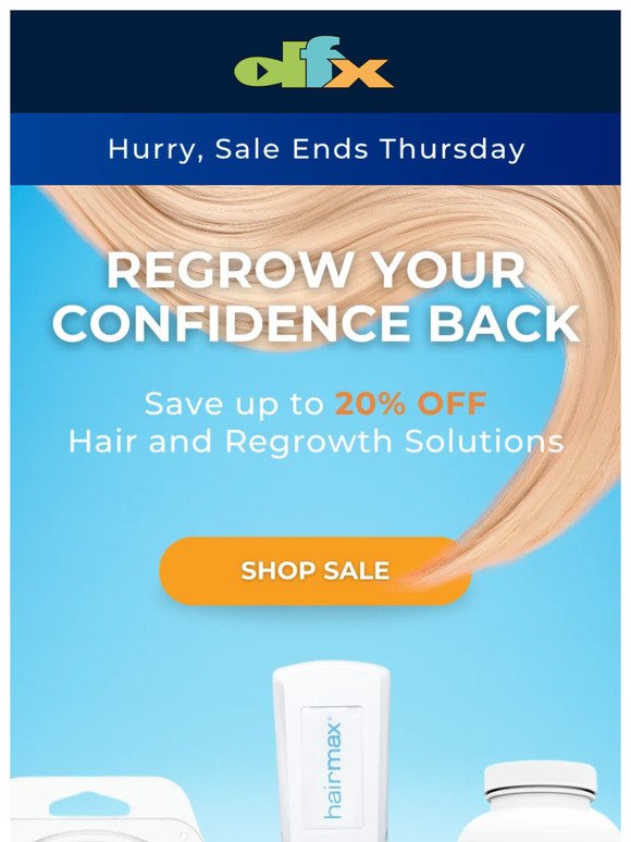 Last Chance: Hair Regrowth Sale
