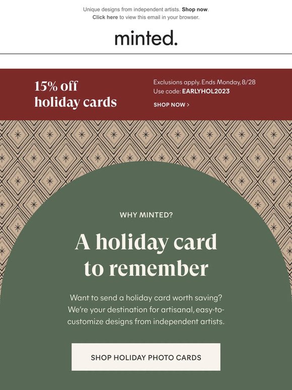Holiday cards worth saving