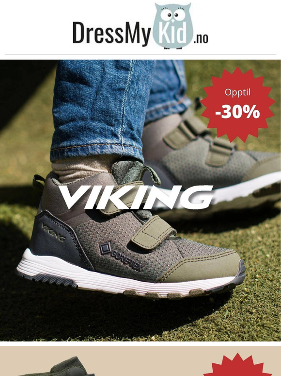 Opptil -30% rabatt på overgangssko fra Viking