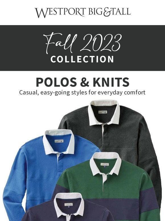 NEW Polos & Knits for Fall