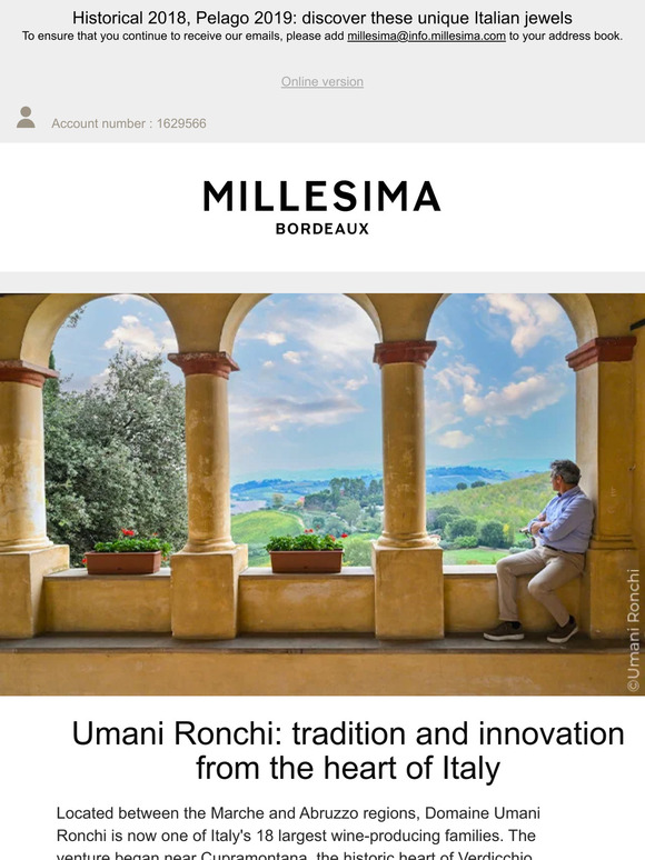 Umani Ronchi: the Italian icon unveils its new cuvées