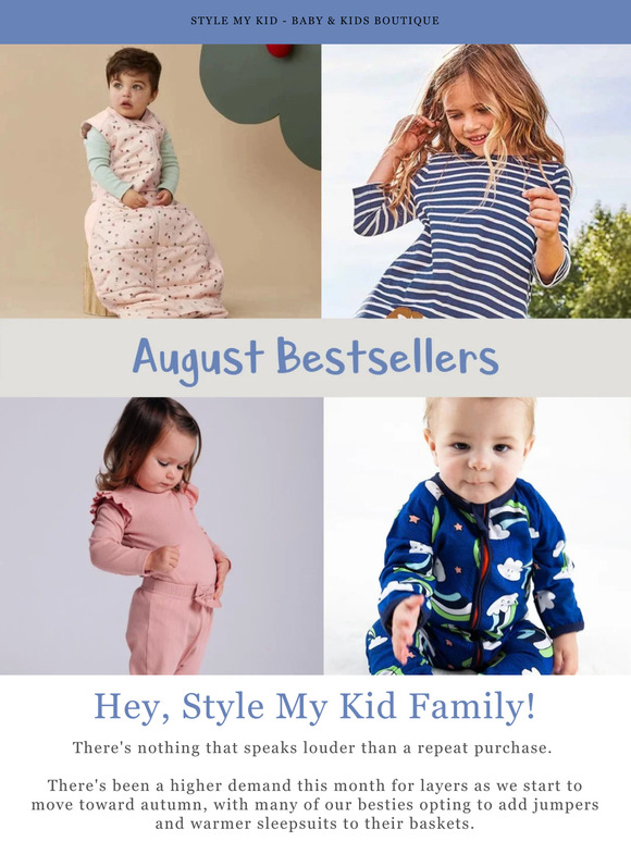 Our tiny critics gave these items their stamp of approval in August