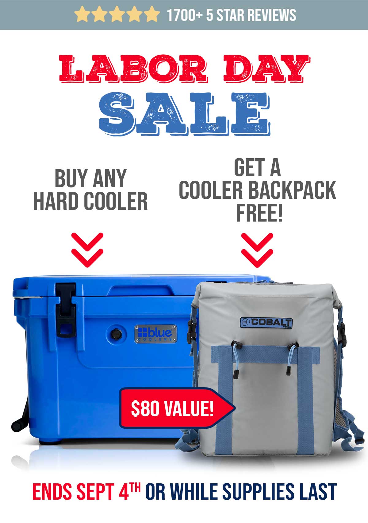 Blue Coolers Early Access to our Labor Day Sale! Free Softsided