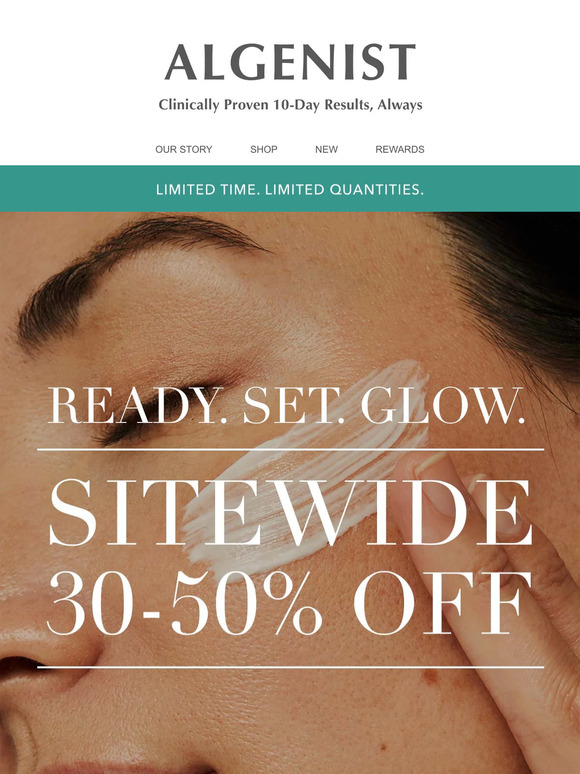 Ready, Set, Shop – 30%, 40%, 50% off!