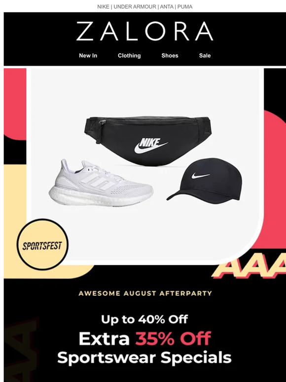 Must-have sporty picks at 35% OFF 🔥👟