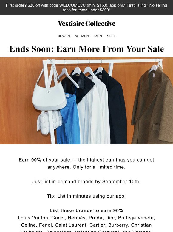 Don’t miss out: Earn 90% of your sale