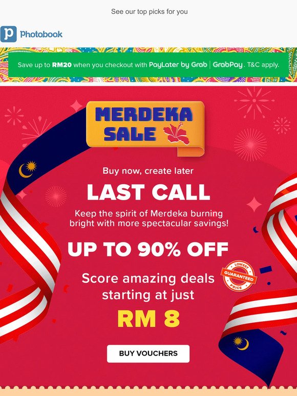 📣  Merdeka Sales Last Call!