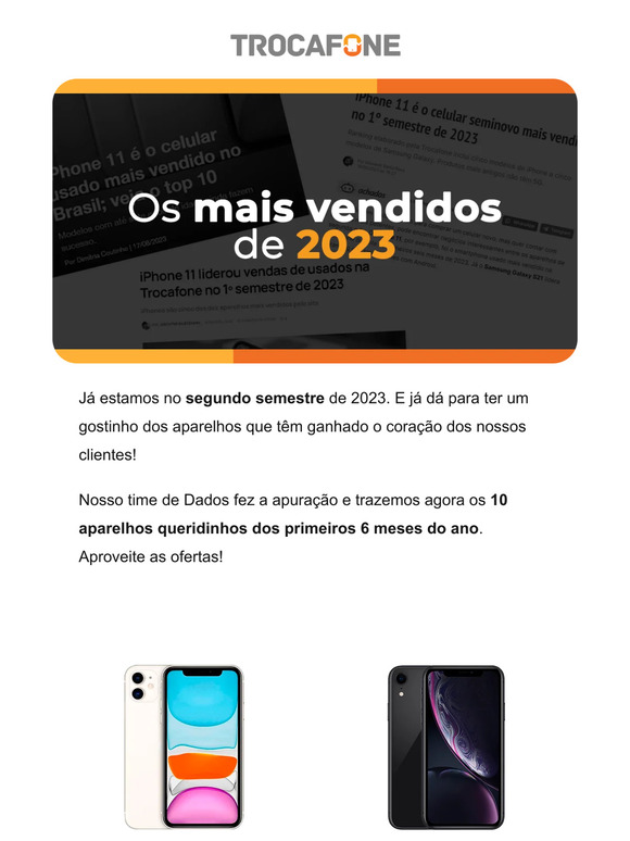 Mais vendidos de 2023: o ranking até agora 🏆📱