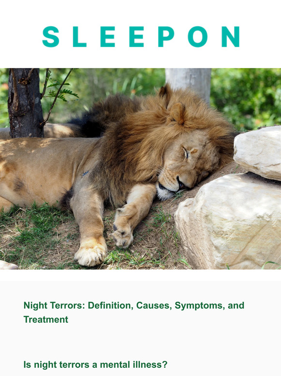 Sleepon (US) 🍎Night Terrors Is night terrors a mental illness? Milled
