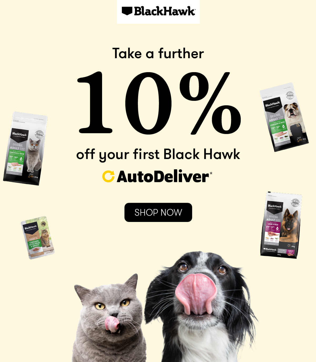 Pet Direct NZ Unlock Extra Savings! Take a Further 10 OFF Your First