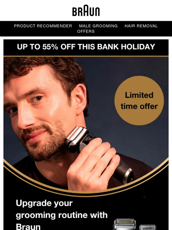 Bank Holiday Treat: Up to 55% OFF