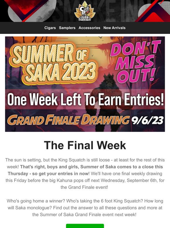 Last Call: Summer of Saka Final Week
