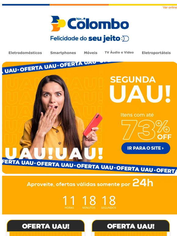 💥Até 73% OFF pra você! 🔥🤑⏰