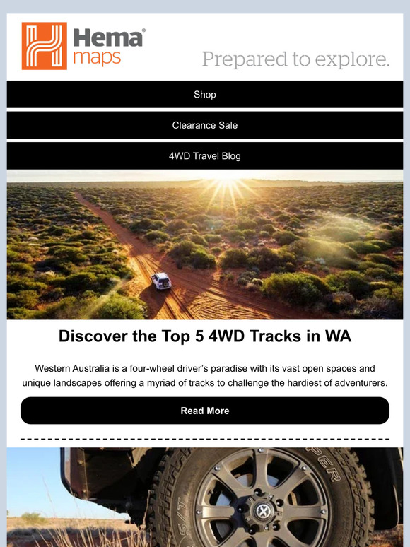 Hema Maps Best 4WD Tracks in Western Australia! Milled
