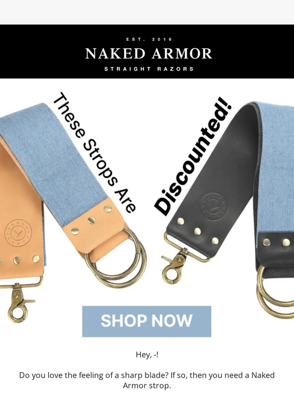 Strops = Discounted! 🏷️