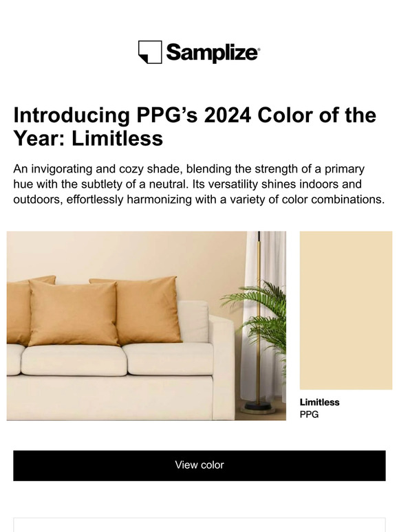 Samplize Discover Limitless PPG S Color Of The Year 2024 Milled   C@2x 