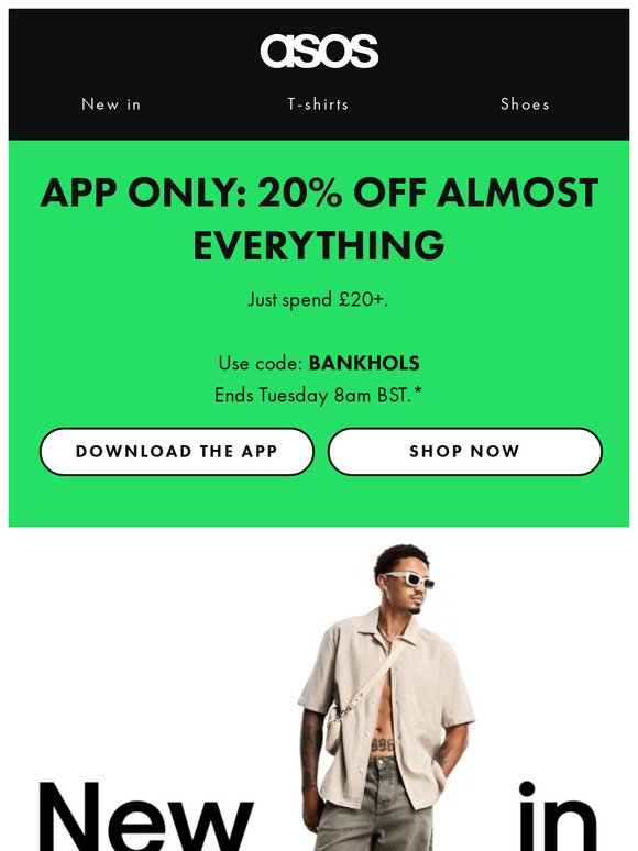 🗣App only! 20% off almost everything!