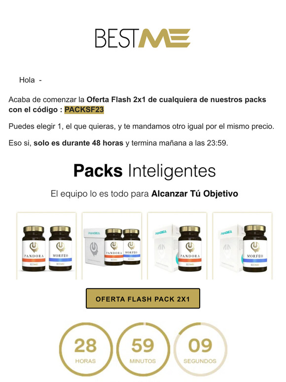 🚀 🚀 🚀 — 2x1 en tu PACK FAVORITO 🚀 🚀 🚀.... correee!!