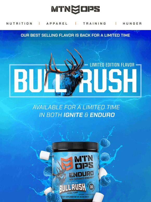 BULL RUSH IS BACK // IGNITE AND ENDURO