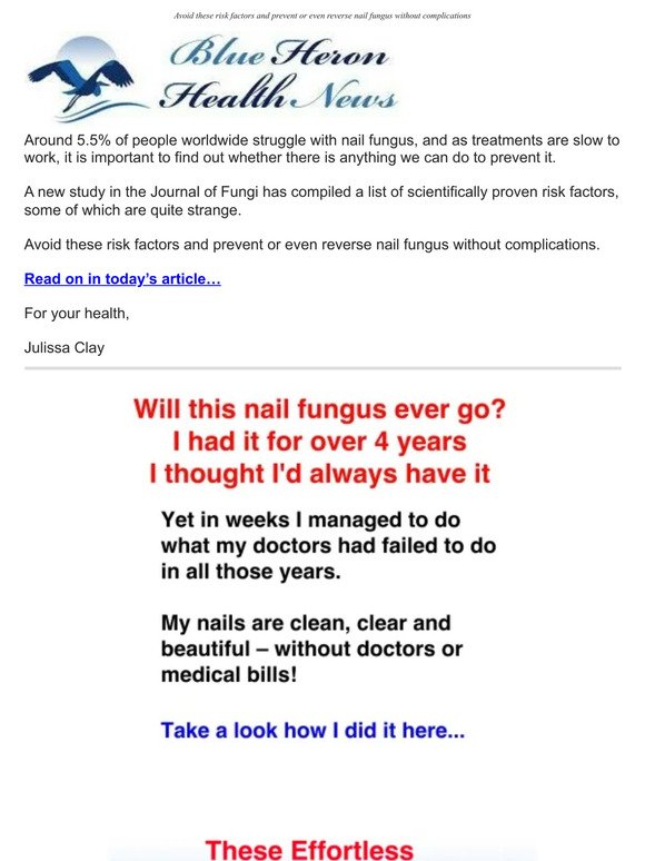 Weird Causes of Nail Fungus