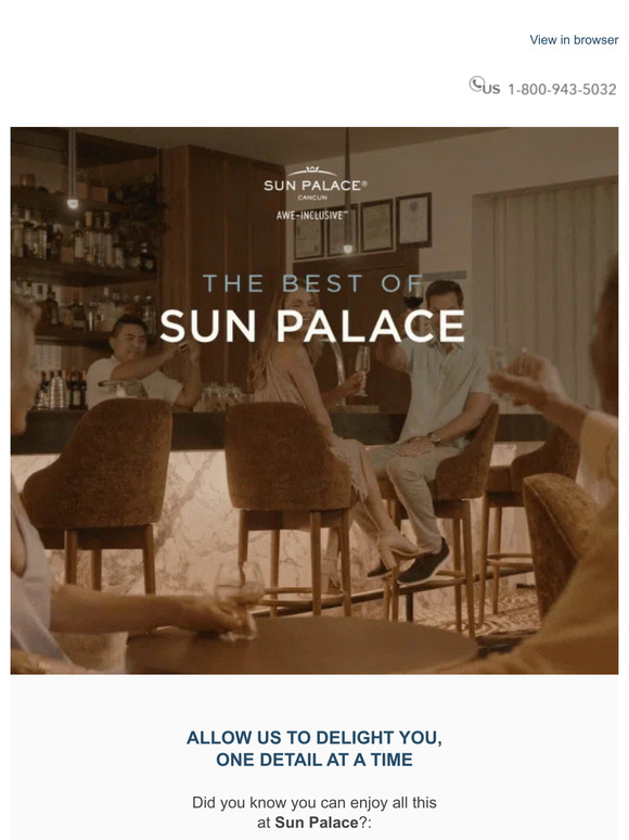 — ✨ Discover the best of Sun Palace