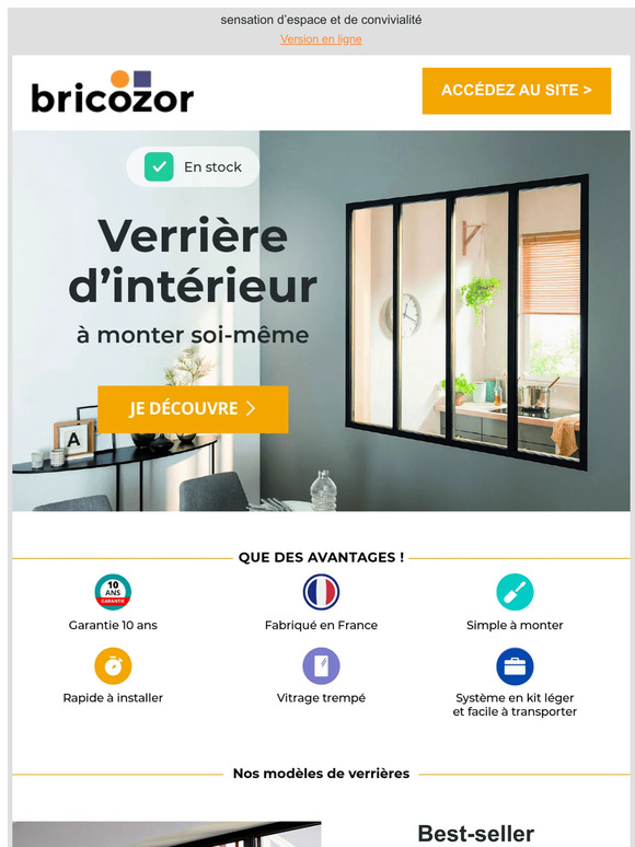 Pour un esprit loft : optez pour les VERRIÈRES 😍