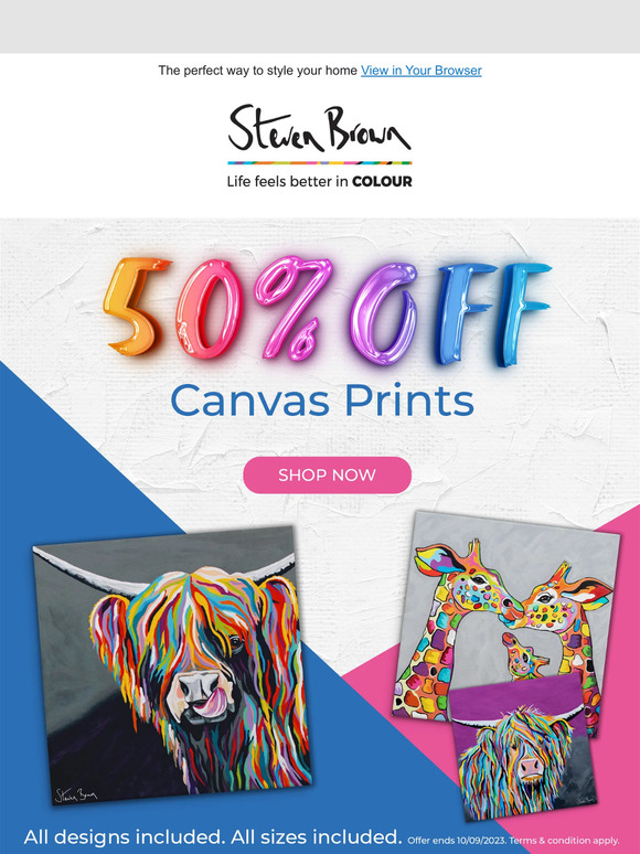 Canvas Sale Now Live - Unleash Your Creativity!