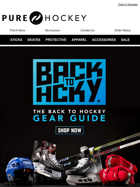 Make This Season Your Best - Shop Our Gear Guide For The Best New Gear From Bauer, CCM, TRUE, Warrior & More!