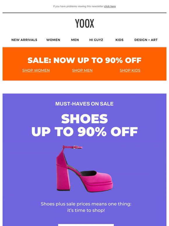 Shoes + SALE = Time to shop!