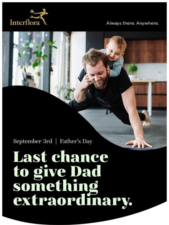 Offer Extended due to popular demand! Get $10 OFF on your Father's Day order*
