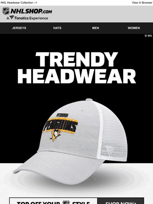 Face Off With NHL Headwear: Shop Now!