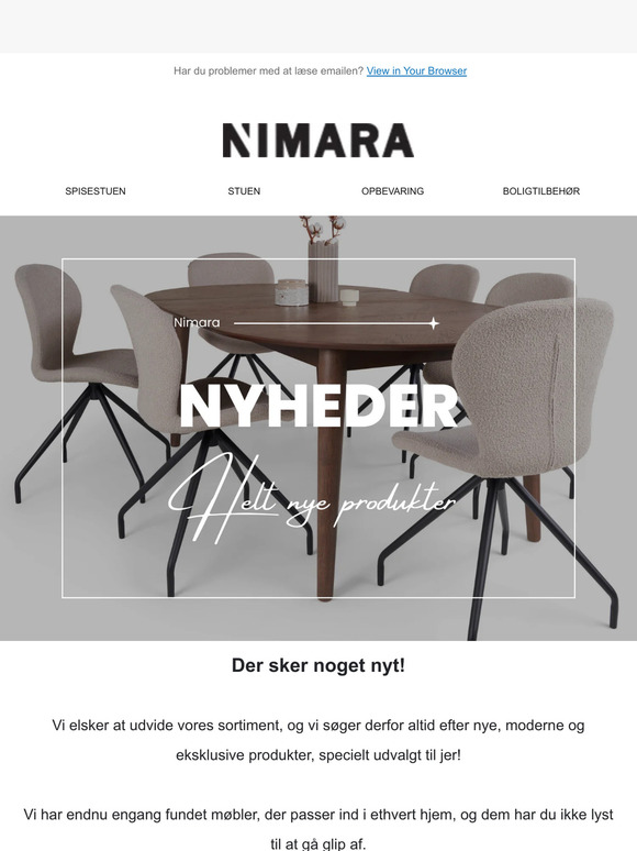 Helt nye produkter klar til dig! 😍