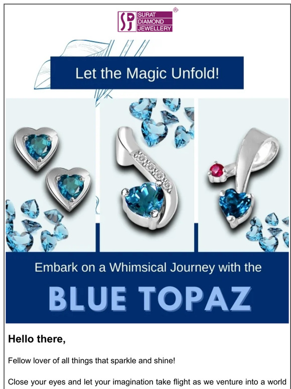 Sparkle with Joy: Discover Our Stunning Blue Topaz Collection Today!