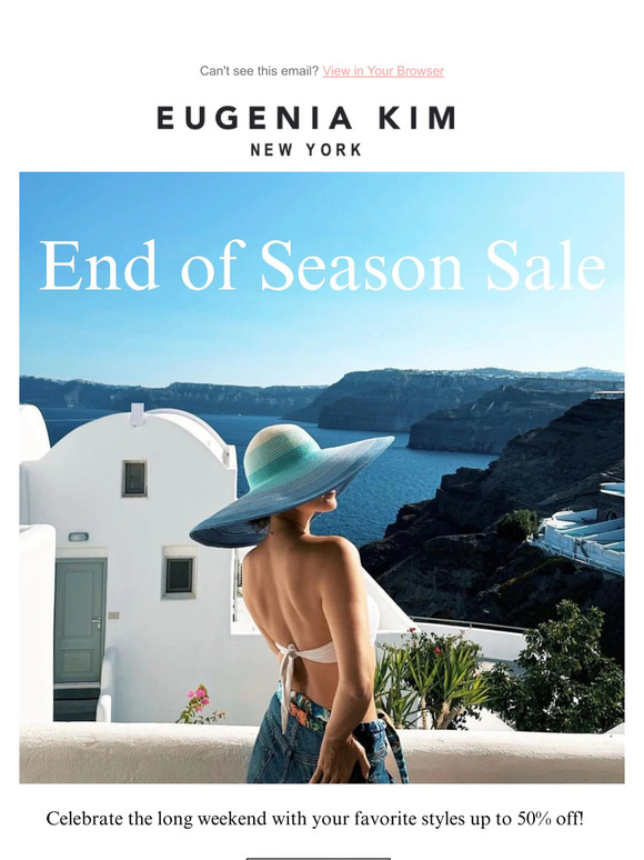 End of season sale starts now