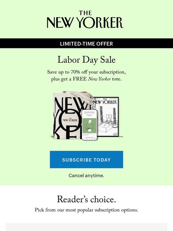 Labor Day Sale! Save Up to 70% and Get a Free Tote