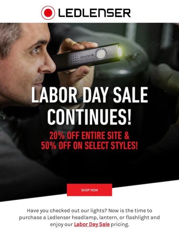 Don't forget to shop our Labor Day Sale before it ends!