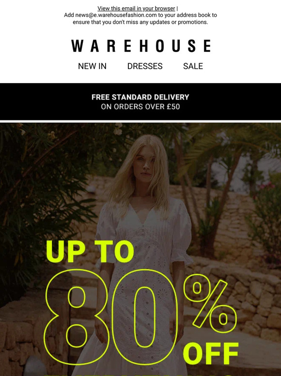 Hundreds of styles with up to 80% off!