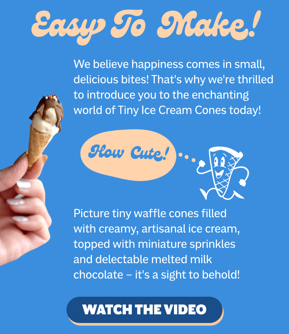 Muddy Bites DIY Mini Ice Cream Cones! Milled