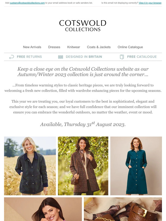 Cotswold Collections Autumn/Winter 2023 Preview Get An Exclusive First Look Milled