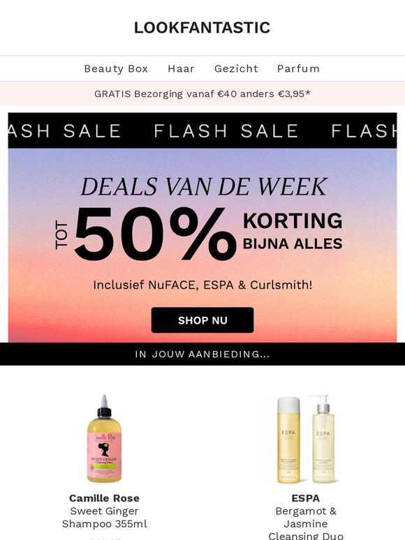 Beauty tot 50% korting!