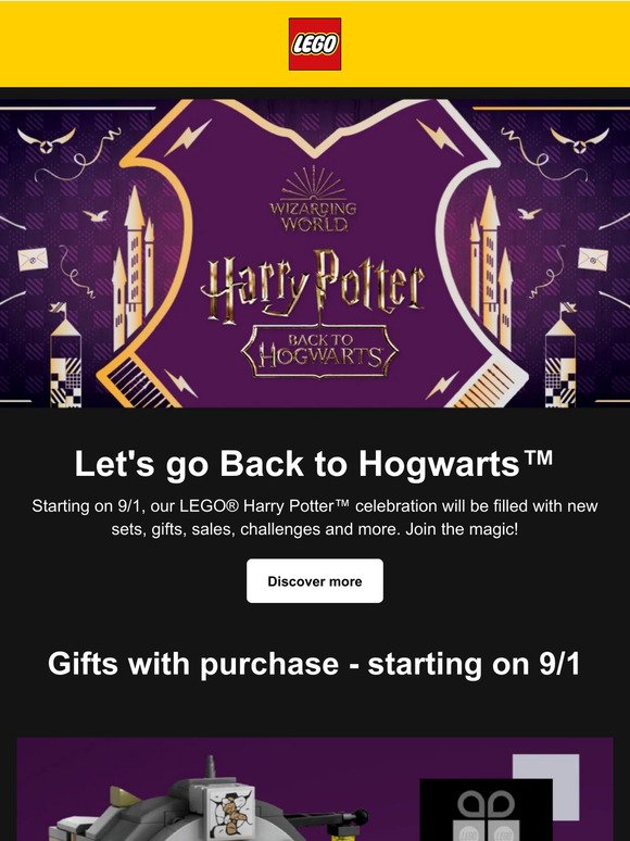 Go Back to Hogwarts™ – 9/1 - 9/10