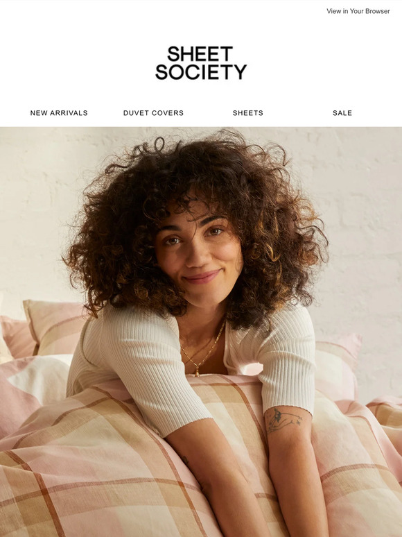 Sheet Society New styles are here 🌼 Milled