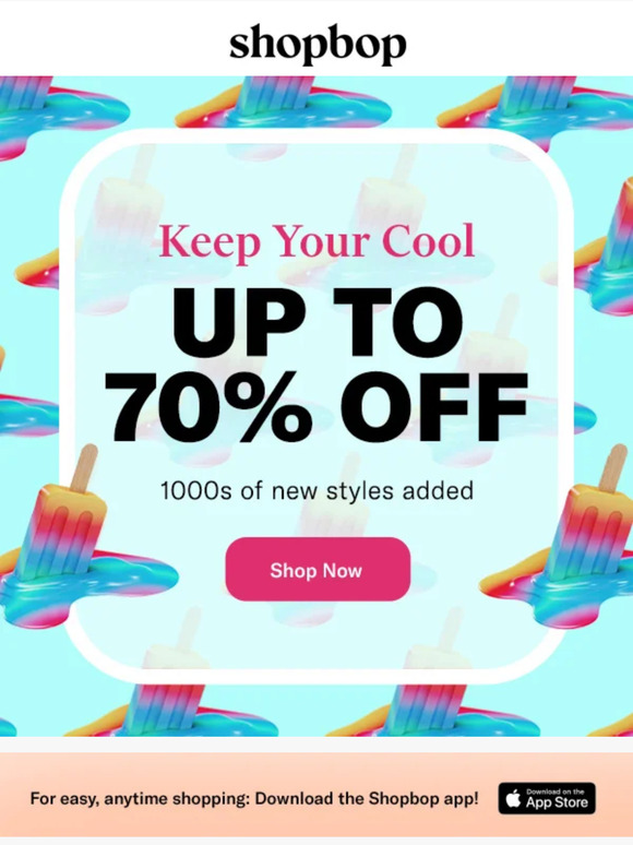 Just dropped: 1000s of SALE styles
