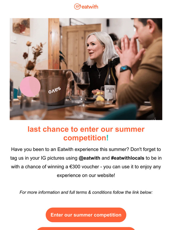 Last chance to enter our competition!