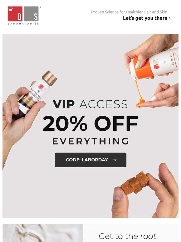 VIP Access - 20% OFF EVERYTHING!